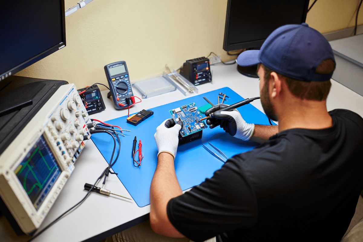 Процесс ремонта техники Apple в apple-profi-fix